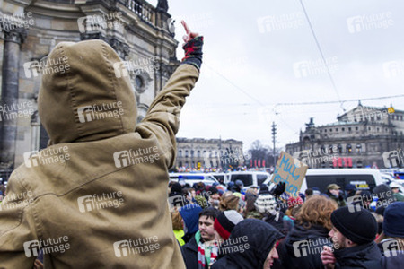 No Pegida Demonstration, Dresden