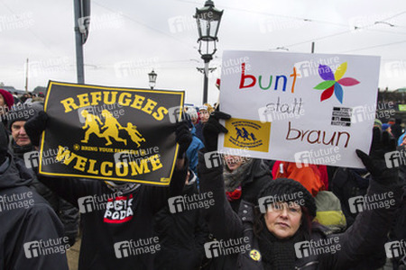 No Pegida Demonstration, Dresden