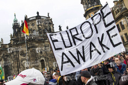 Pegida Demonstration, Dresden