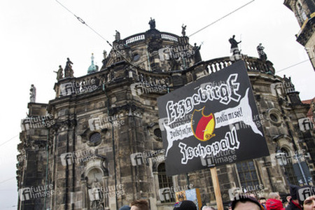 Pegida Demonstration, Dresden