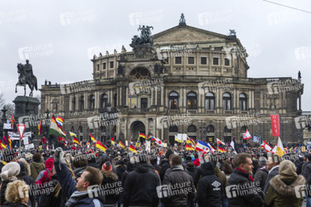 Pegida Demonstration, Dresden