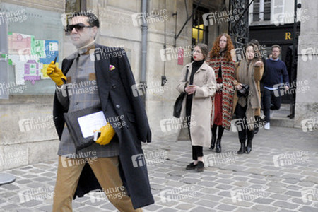 Street Style at Lanvin Men's Wear Fashion Show, Haute Couture Fashion Week Paris