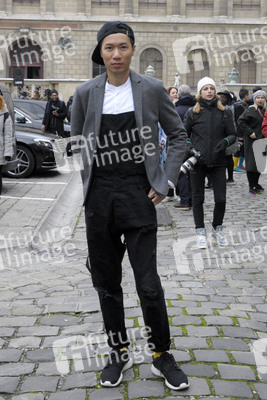Street Style at Lanvin Men's Wear Fashion Show, Haute Couture Fashion Week Paris