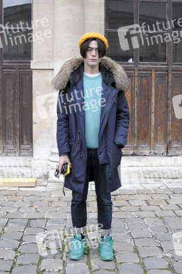 Street Style at Lanvin Men's Wear Fashion Show, Haute Couture Fashion Week Paris