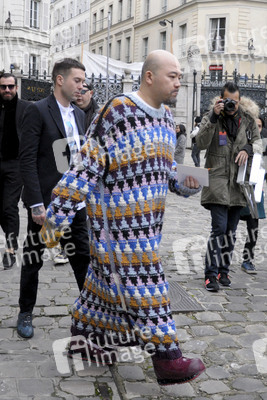 Street Style at Lanvin Men's Wear Fashion Show, Haute Couture Fashion Week Paris