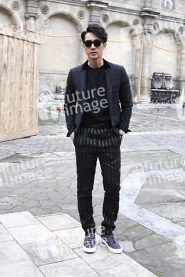 Street Style at Lanvin Men's Wear Fashion Show, Haute Couture Fashion Week Paris
