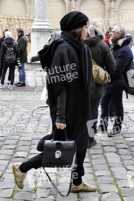 Street Style at Lanvin Men's Wear Fashion Show, Haute Couture Fashion Week Paris