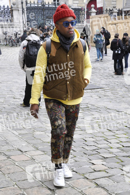 Street Style at Lanvin Men's Wear Fashion Show, Haute Couture Fashion Week Paris