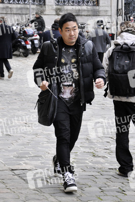 Street Style at Lanvin Men's Wear Fashion Show, Haute Couture Fashion Week Paris