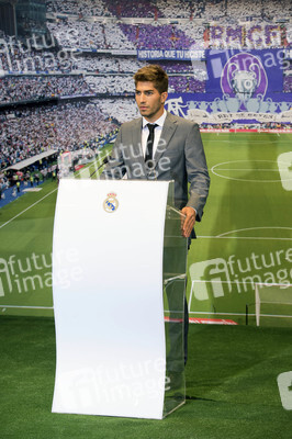 Präsentation von Lucas Silva als neuer Spieler von Real Madrid