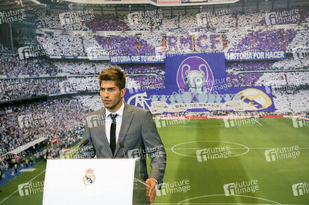 Präsentation von Lucas Silva als neuer Spieler von Real Madrid