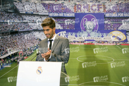 Präsentation von Lucas Silva als neuer Spieler von Real Madrid