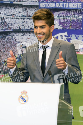 Präsentation von Lucas Silva als neuer Spieler von Real Madrid