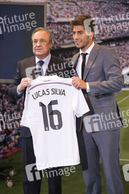 Präsentation von Lucas Silva als neuer Spieler von Real Madrid