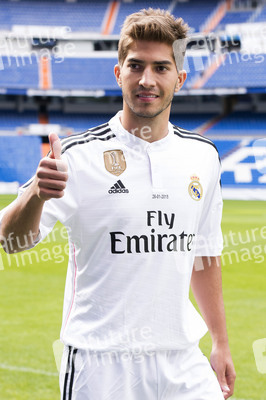 Präsentation von Lucas Silva als neuer Spieler von Real Madrid