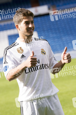 Präsentation von Lucas Silva als neuer Spieler von Real Madrid