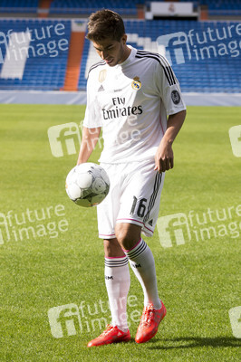 Präsentation von Lucas Silva als neuer Spieler von Real Madrid