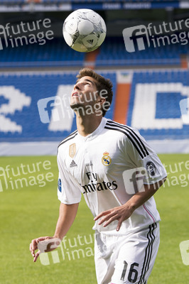 Präsentation von Lucas Silva als neuer Spieler von Real Madrid
