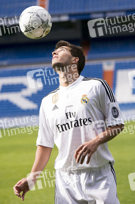Präsentation von Lucas Silva als neuer Spieler von Real Madrid