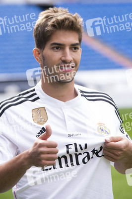 Präsentation von Lucas Silva als neuer Spieler von Real Madrid