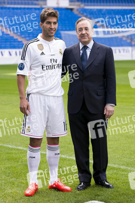 Präsentation von Lucas Silva als neuer Spieler von Real Madrid