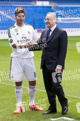 Präsentation von Lucas Silva als neuer Spieler von Real Madrid