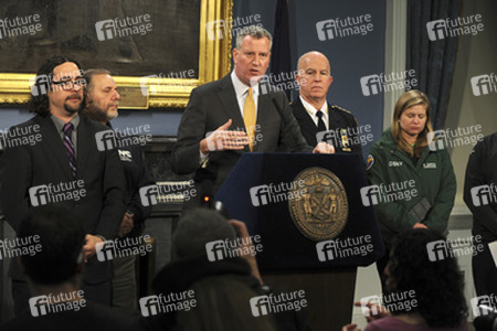 Bill de Blasio Pressekonferenz, New York