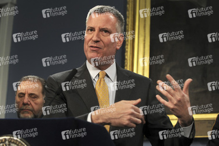 Bill de Blasio Pressekonferenz, New York