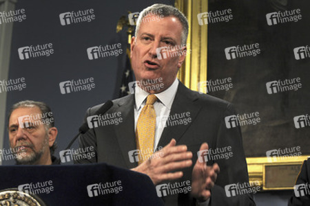 Bill de Blasio Pressekonferenz, New York
