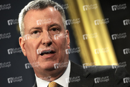 Bill de Blasio Pressekonferenz, New York