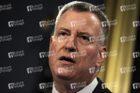Bill de Blasio Pressekonferenz, New York