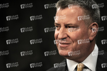 Bill de Blasio Pressekonferenz, New York