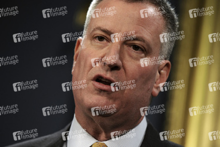 Bill de Blasio Pressekonferenz, New York
