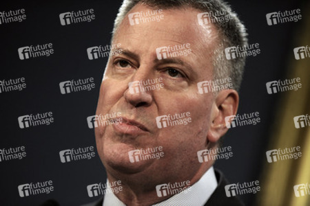 Bill de Blasio Pressekonferenz, New York