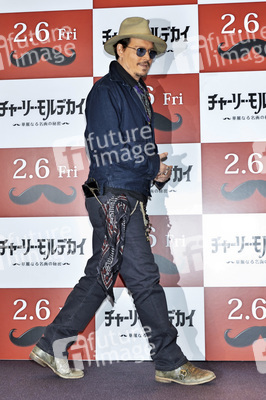'Mortdecai - Der Teilzeitgauner' Photocall, Tokio