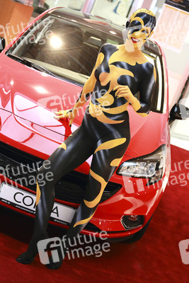 Body Painting zur Opel-Präsentation, Salzkotten