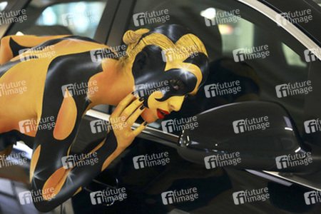 Body Painting zur Opel-Präsentation, Salzkotten