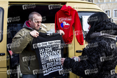 Demonstration gegen Islamisierung, Prag