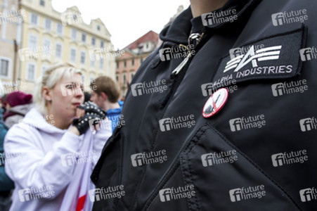 Demonstration gegen Islamisierung, Prag