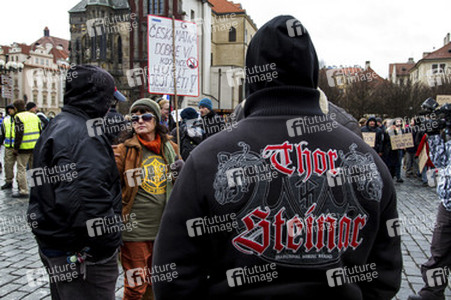 Demonstration gegen Islamisierung, Prag