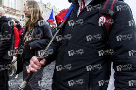 Demonstration gegen Islamisierung, Prag