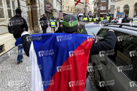 Demonstration gegen Islamisierung, Prag