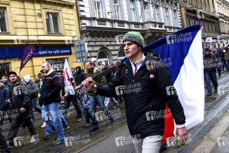 Demonstration gegen Islamisierung, Prag
