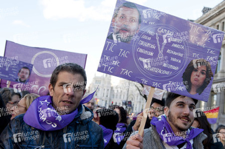 Podemos Demonstration, Madrid