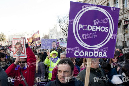 Podemos Demonstration, Madrid