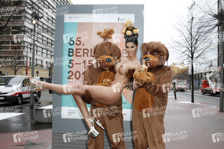 Berlinale Photoshooting mit Micaela Schäfer, Berlin