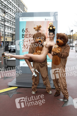 Berlinale Photoshooting mit Micaela Schäfer, Berlin