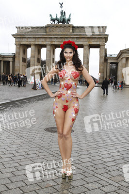 Micaela Schäfer zum Valentinstag, Berlin