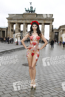Micaela Schäfer zum Valentinstag, Berlin