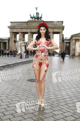 Micaela Schäfer zum Valentinstag, Berlin